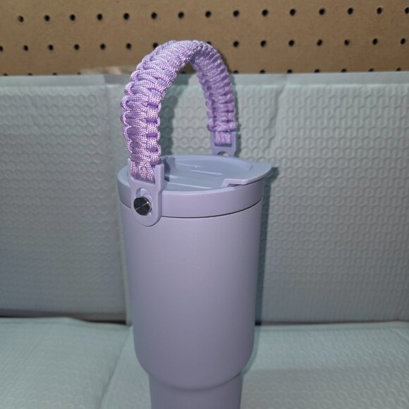 Meoky 32 oz Tumbler - Pure Purple - with 2 Handles - NEW - Picture 4 of 7